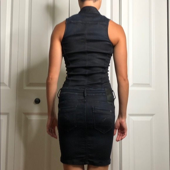 Denim tank G-Star dress - Picture 3 of 5